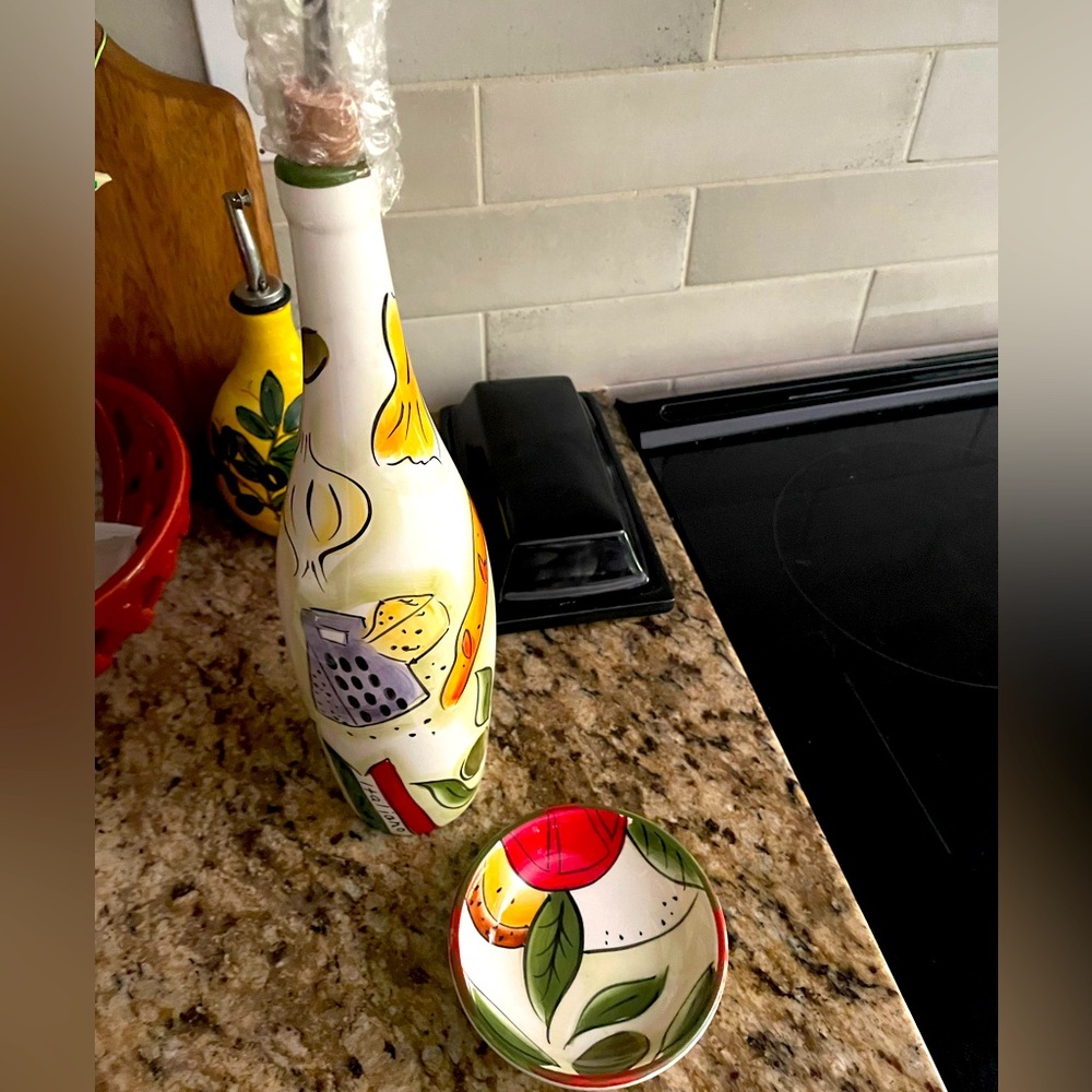 Pampered Chef oil dipping set